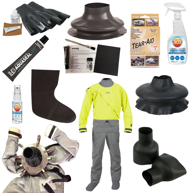 Gasket Repair & Replacement Service Drysuits, Drytops, & Dry pants