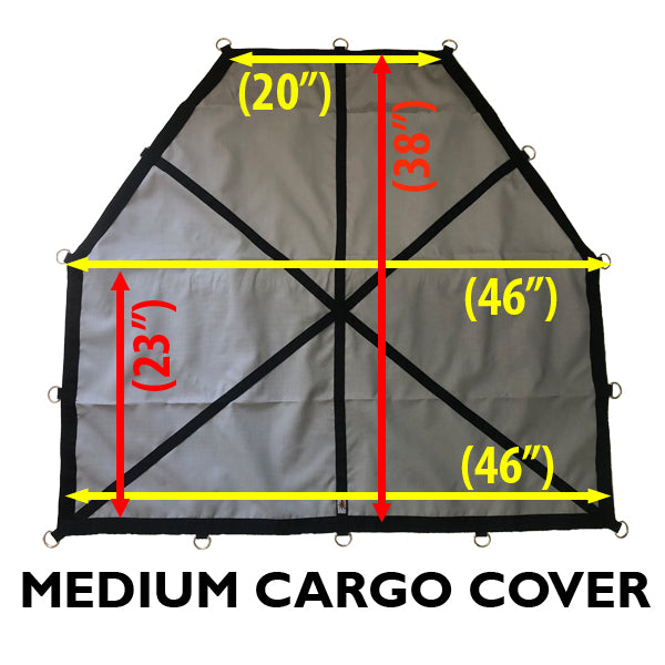 Medium Cargo Cover with Measurements