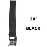 Load image into Gallery viewer, 1&quot; x 20&#39; Solgear cam strap - Black
