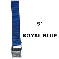 Load image into Gallery viewer, 1&quot; x 9&#39; Solgear cam strap - Royal Blue
