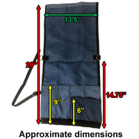 Load image into Gallery viewer, Knife Roll - Dimensions
