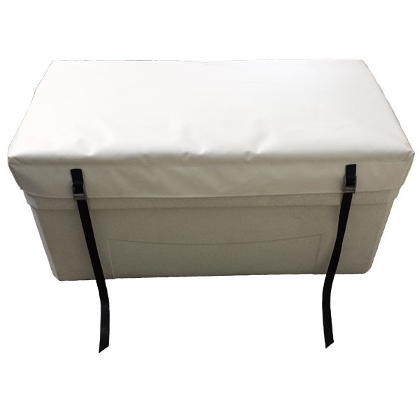 Cooler cover with straps