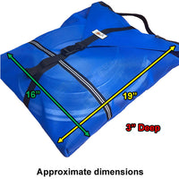 Load image into Gallery viewer, Toilet Seat Bag - Dimensions
