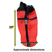 Load image into Gallery viewer, Water Rescue Rope Bag - Dimensions
