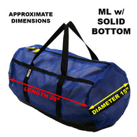 Load image into Gallery viewer, Medium/Large Mesh Duffel Bag with Solid Bottom
