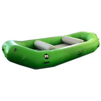 Load image into Gallery viewer, Lime Green 14&#39; self bailing raft
