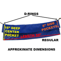 Load image into Gallery viewer, regular mesh dish net with measurements
