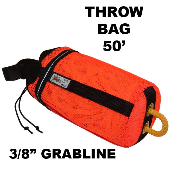 Rescue Throw Bag with 50' of 3/8" GrabLine