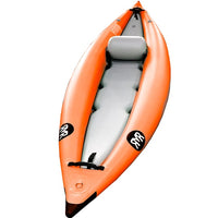 Load image into Gallery viewer, Orange inflatable kayak
