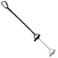 Load image into Gallery viewer, stretched out tow strap with carabiner
