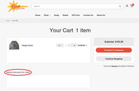 Load image into Gallery viewer, screenshot showing where to send Solgear your custom measurements

