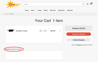 Load image into Gallery viewer, screenshot of where to send Solgear your custom measurements
