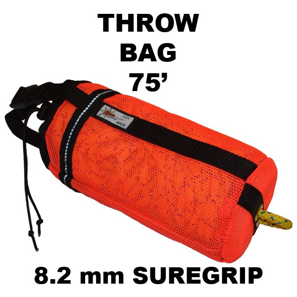 Rescue Throw Bag with 75' of 8.2 mm Sure-Grip