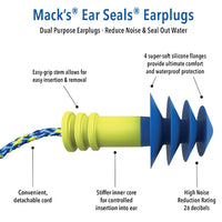 Load image into Gallery viewer, Features of Mack&#39;s ear plugs

