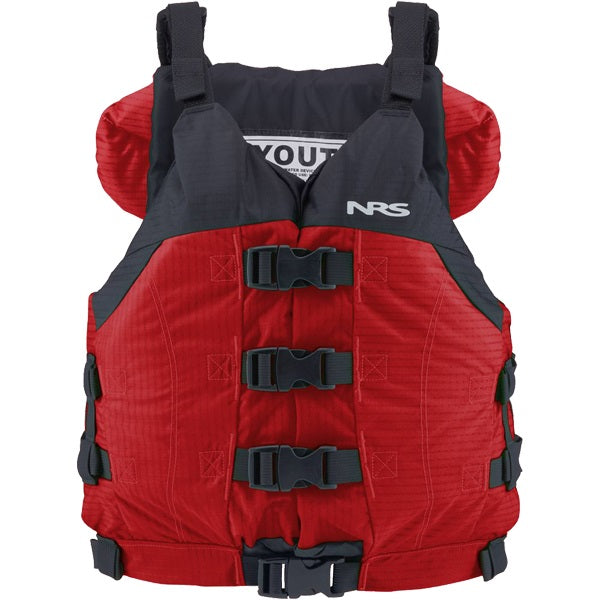 red NRS Big Water V Youth PFD