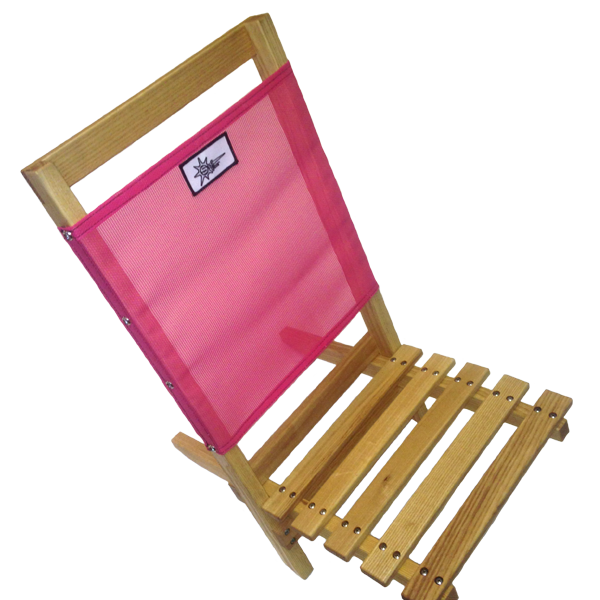 wooden camp chair
