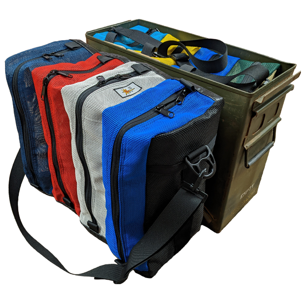 Rocketbox Containers Rocket Box Organizer | Divided Mesh Multi Compartment Bag | Solgear